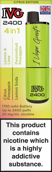 IVG 2400 Rechargeable Vape Kits