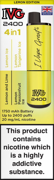 IVG 2400 Rechargeable Vape Kits