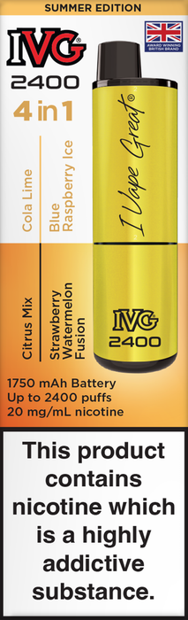 IVG 2400 Rechargeable Vape Kits