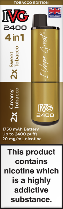 IVG 2400 Rechargeable Vape Kits