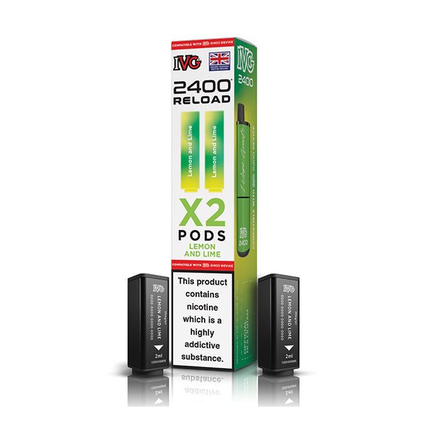 IVG 2400 Reload 2-in-1 Prefilled Vape Pods