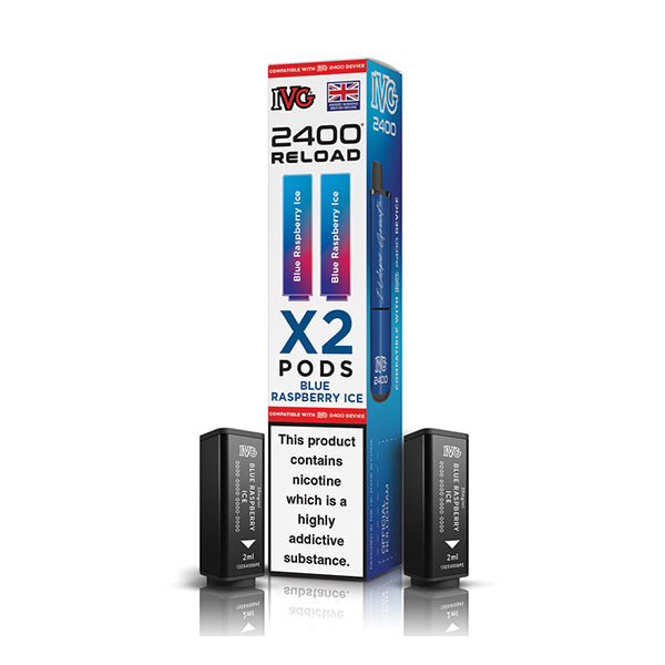 IVG 2400 Reload 2-in-1 Prefilled Vape Pods