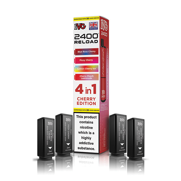 IVG 2400 Reload 4-in-1 Multi Flavour Edition Prefilled Vape Pods