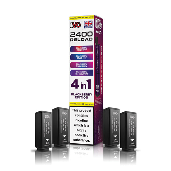 IVG 2400 Reload 4-in-1 Multi Flavour Edition Prefilled Vape Pods