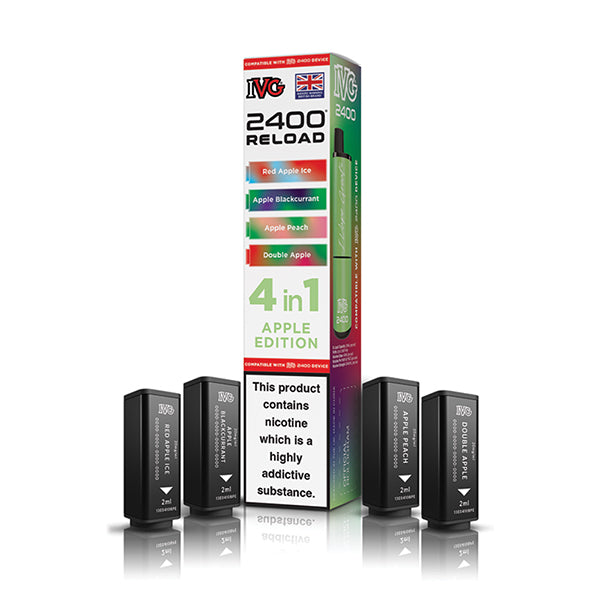 IVG 2400 Reload 4-in-1 Multi Flavour Edition Prefilled Vape Pods
