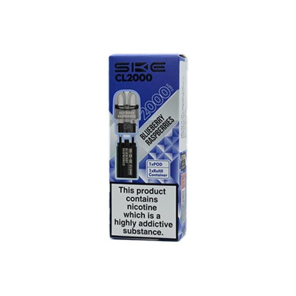 SKE CL2000 Replacement Pre Filled Pods 2 Pack