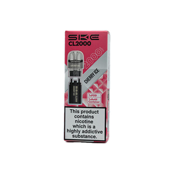 SKE CL2000 Replacement Pre Filled Pods 2 Pack