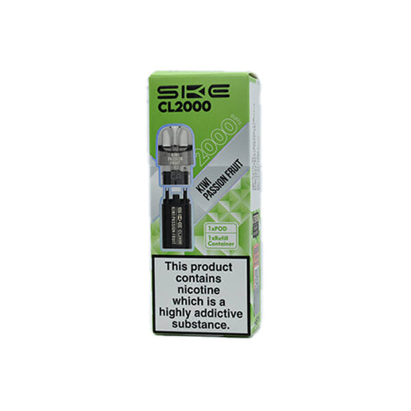 SKE CL2000 Replacement Pre Filled Pods 2 Pack