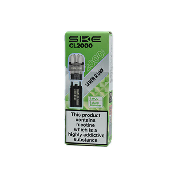 SKE CL2000 Replacement Pre Filled Pods 2 Pack