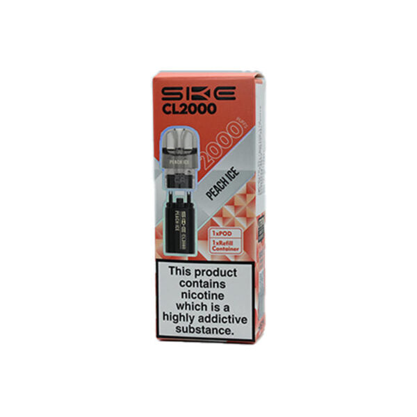 SKE CL2000 Replacement Pre Filled Pods 2 Pack