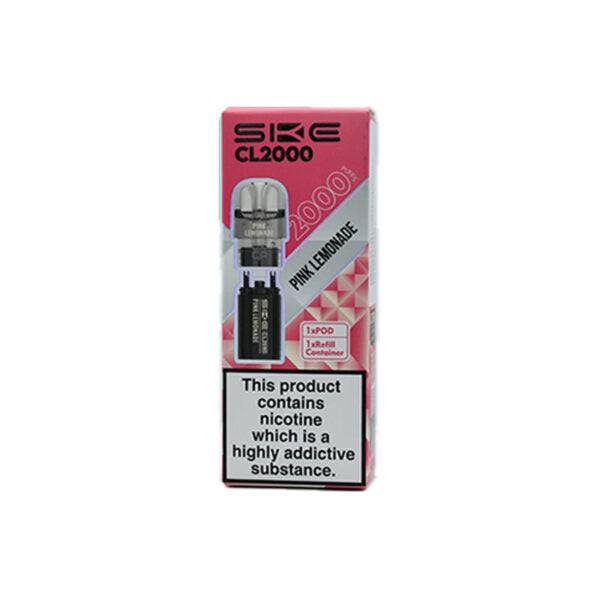 SKE CL2000 Replacement Pre Filled Pods 2 Pack