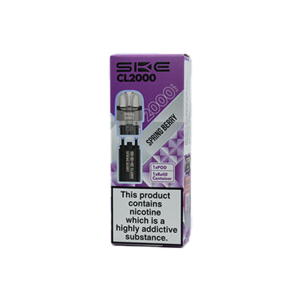 SKE CL2000 Replacement Pre Filled Pods 2 Pack