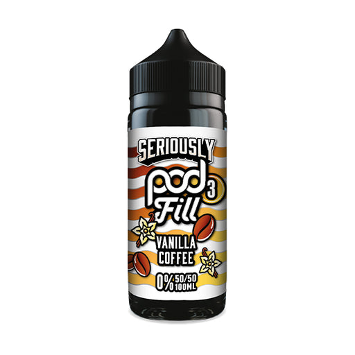 Vanilla Coffee by Seriously Pod Fill 3 100ml Shortfill E-Liquid