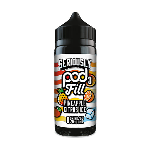 Pineapple Citrus Ice by Seriously Pod Fill 3 100ml Shortfill E-Liquid