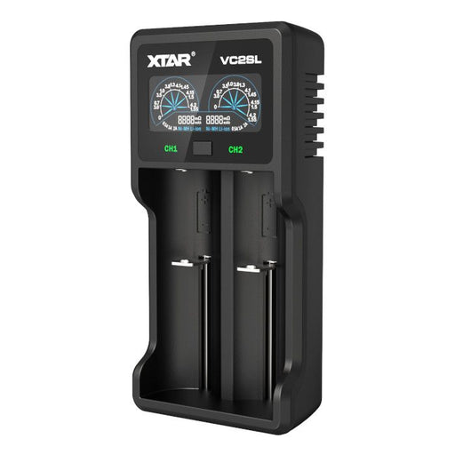 XTAR VC2SL 2-Bay LCD Universal Battery Charger